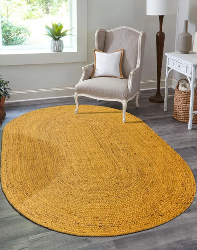 Tapis moderne tapis ovale jute