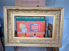 Ancien Cadre Doré Bois Style