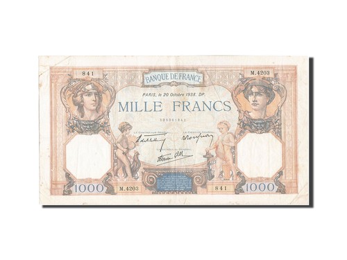 Billet france 1000 francs 1 - billet,, francs,
