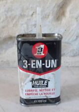 Ancien Bidon d'Huile burette 3-EN-UN France Vintage oil can blanc vtg vintage #2