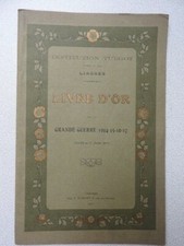 livre d'or de la grande guerre