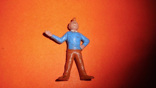 Figurine tintin esso - tintin, ,