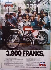 CYCLO D55 TT MOTOBECANE / MOTOCONFORT: COUPURE DE PRESSE 1 PAGE 1976 / CLIPPING