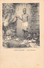 Madagascar - Type Antemouv - Crâne humain - Ed. E. Laudié