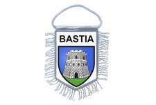 fanion mini drapeau pays voiture decoration souvenir blason france bastia corse