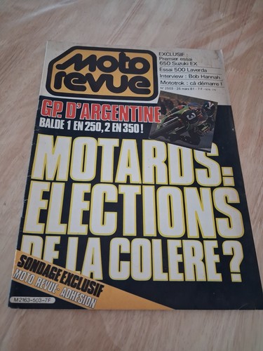 Magazine moto revue 1981 - magazine,