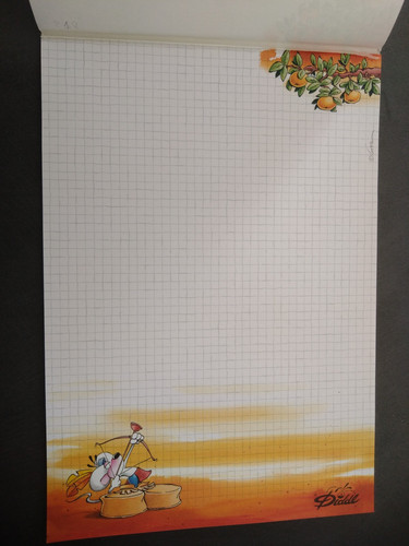 Diddl rare feuille blanche - rare,