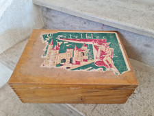 VINTAGE / ancien  jeu de constructions CASTELBLOC (44 pièces bois)
