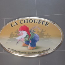 Pub metal  Bière LA CHOUFFE D 56x33
