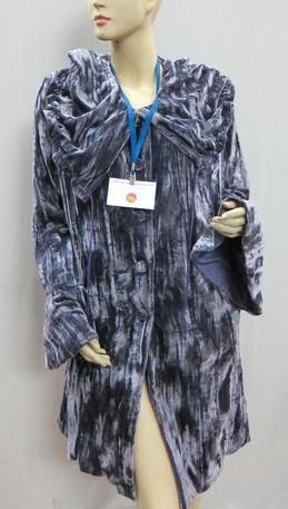 Velvet purple coat - velvet,
