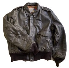 Veste cuir schott vintage - veste,