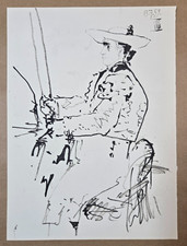 Lithographie noir et blanc