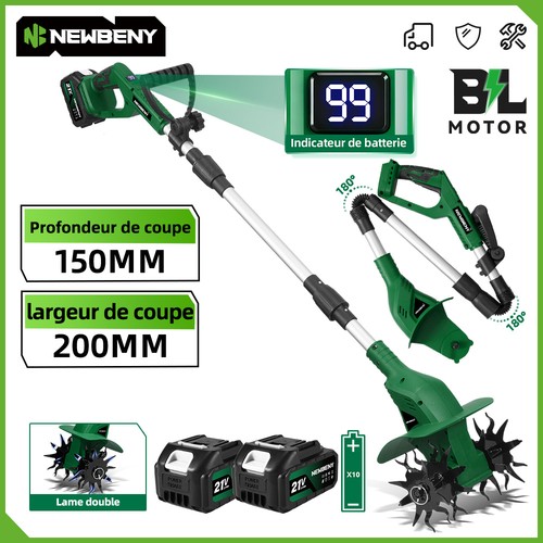 Motoculteur jardin sans fil - jardin,