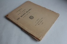 Livre Journal voyage à Chamouni Mont Blanc 1787 Lyon M.Audin 1926 (68020)