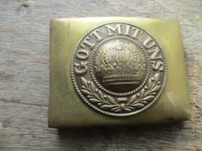 boucle de ceinturon prussienne , allemande WW1, WW2