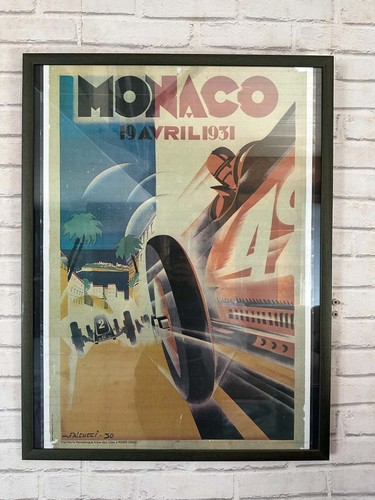 Affiche vintage encadrée - ,