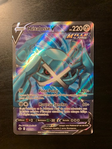 Carte pokémon metalosse - pokémon, v