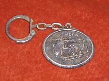 Porte-clés key ring Machine café BAR RENEKA Métal Orfevrerie Strasbourg Vintage