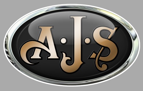 Ajs sticker trompe oeil noir - ajs, trompe-l'oeil