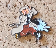 Pin's Tintin Et Milou Broche BD Dessin Animé Bande Dessinée Pins Épinglette Pin