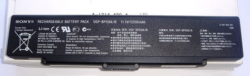 Batterie origine sony - d'origine, vaio