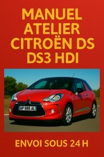 Manuel Atelier Citroen DS3 hdi