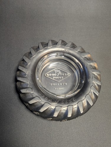Cendrier verre vintage - cendrier, en