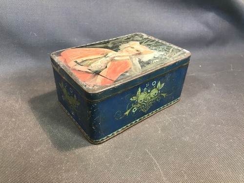 Ancienne boite tole à - tole,