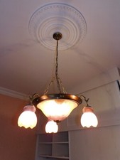 LUSTRE EN PATE DE VERRE