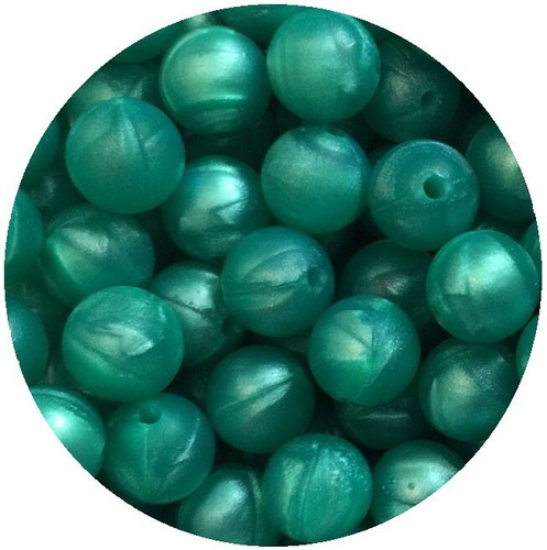 Perles silicone 15mm couleur - perles,