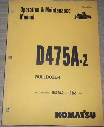 Komatsu d475a tracteur dozer - tracteur,