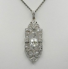 Ancien pendentif art déco en