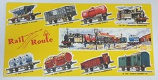Majorette rail-route ancien buvard publicitaire
