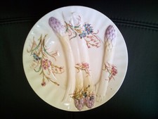 ASSIETTE A  ASPERGES DECOR