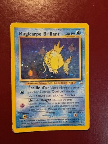Carte pokemon magicarpe - carte,