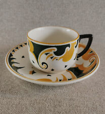 TASSE EN FAIENCE SOCIETE CERAMIQUE MAESTRICHT HOLLAND STYLE ROZENBURG (1/2)