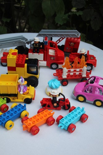 Lot lego duplo camion pompier - lot,