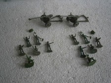 MAQUETTE JOUET ANCIEN CANON ARTILLERIE + FIGURINES ATLANTIC 1/72 - VINTAGE