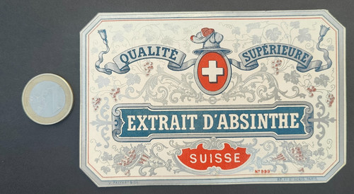 Ancienne étiquette absinthe - ancienne,