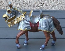 Figurine Cheval Schleich, Chevalier, Moyen-Age, Château Fort