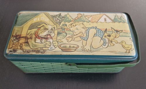Ancienne boite lithographiée - boite,