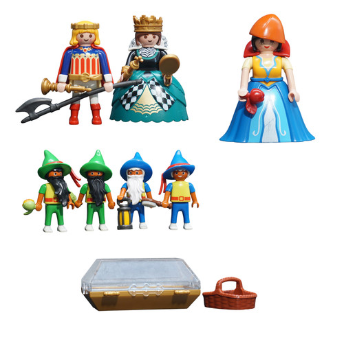 Playmobil blanche neige - neige, nains