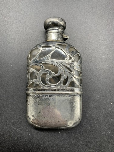Ancien flacon flasque - flacon, alcool