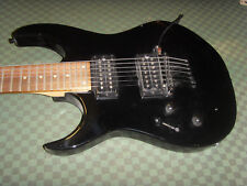 Ancienne Guitare électrique 7 cordes gaucher stratocaster strato Harley Benton