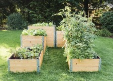 Carré Potager, Rehausse Palette,Création Jardin, l:80cm, L:60cm, H:20 Cm, Ep:2cm