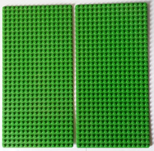 Lego 3857 (x2) Baseplate 16x32