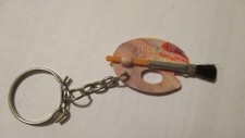 porte clé vintage palette et petit pinceau GEP