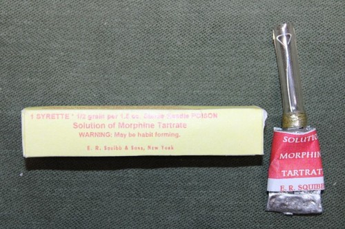 Ww2 repro syrette usmc navy - ww2,