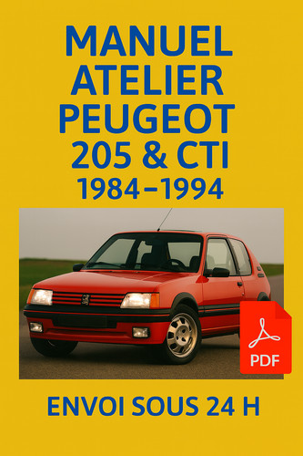 Manuel atelier peugeot 205 - manuel,