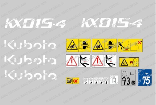 Kubota kx015 kit - kx015-4,